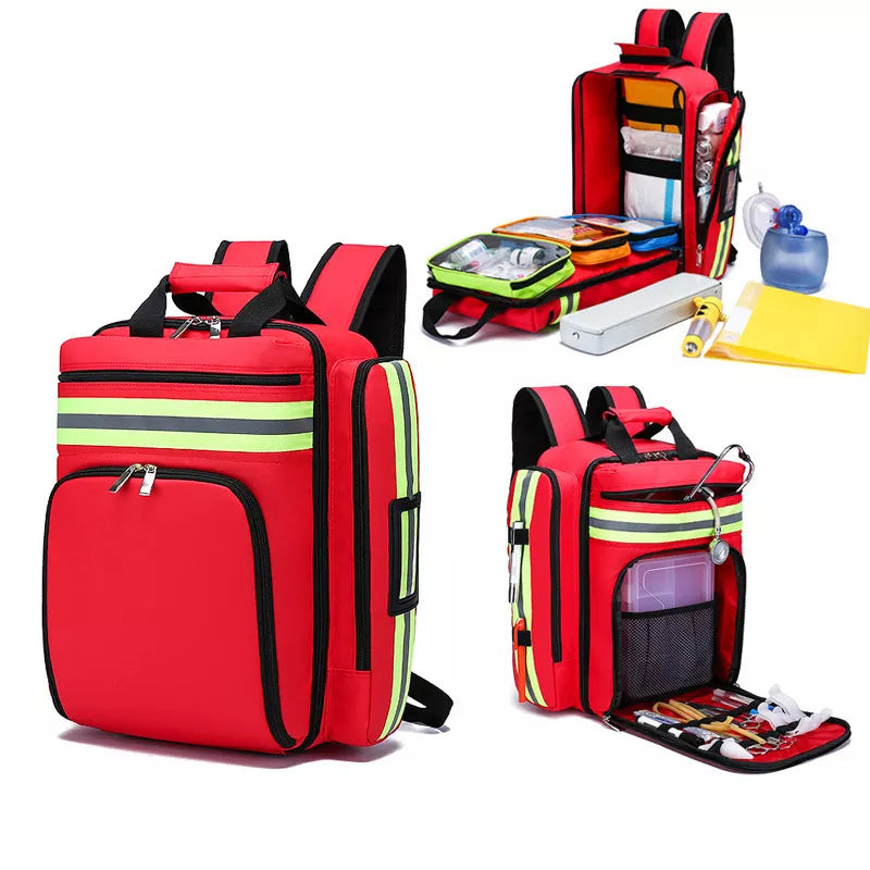 MediCore AlertPack | Notfallrucksack mit System | Robust & Wasserdicht | 45×35×15 cm