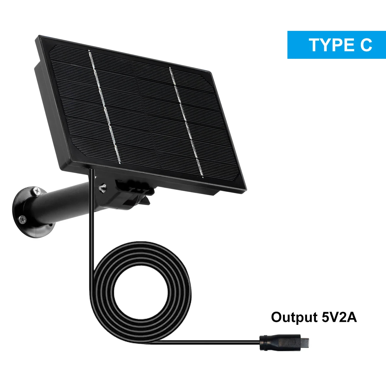 PowerSolar | 4W Solarpanel Ladegerät | IP66 Wasserdicht & Multifunktional | Für Outdoor & Camping
