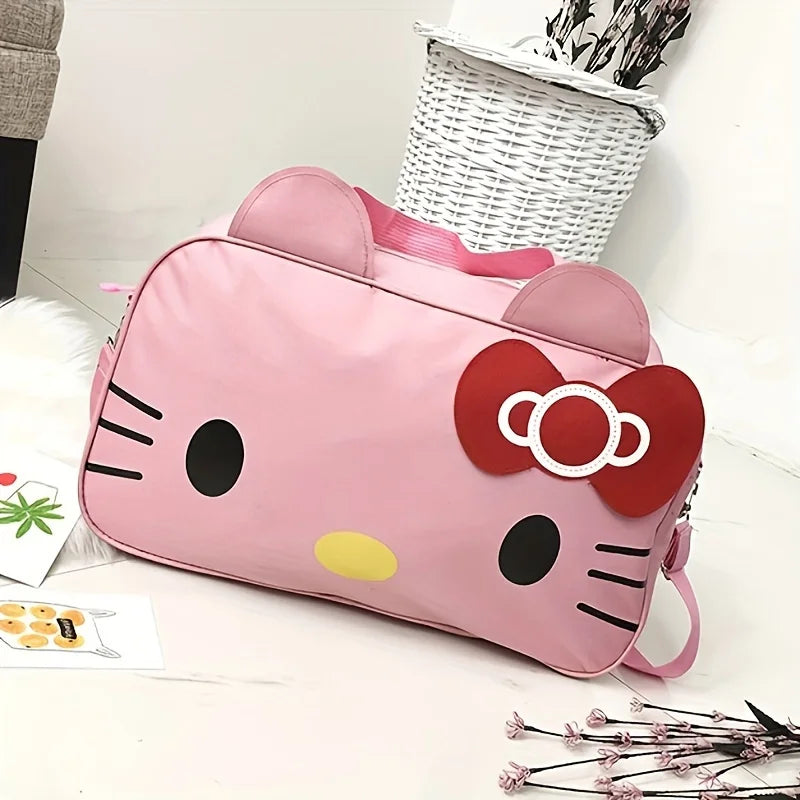 PawsyCharm | Reisetasche & Sporttasche | Oxford-Gewebe, süßes Cartoon-Design | Für Kurztrips, Fitness & Alltag