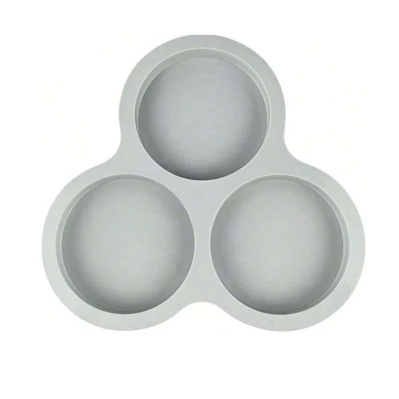 BakeFlex Silikon Backform | 3 Mulden | Antihaft & Hitzebeständig | Für Heißluftfritteuse & Backofen
