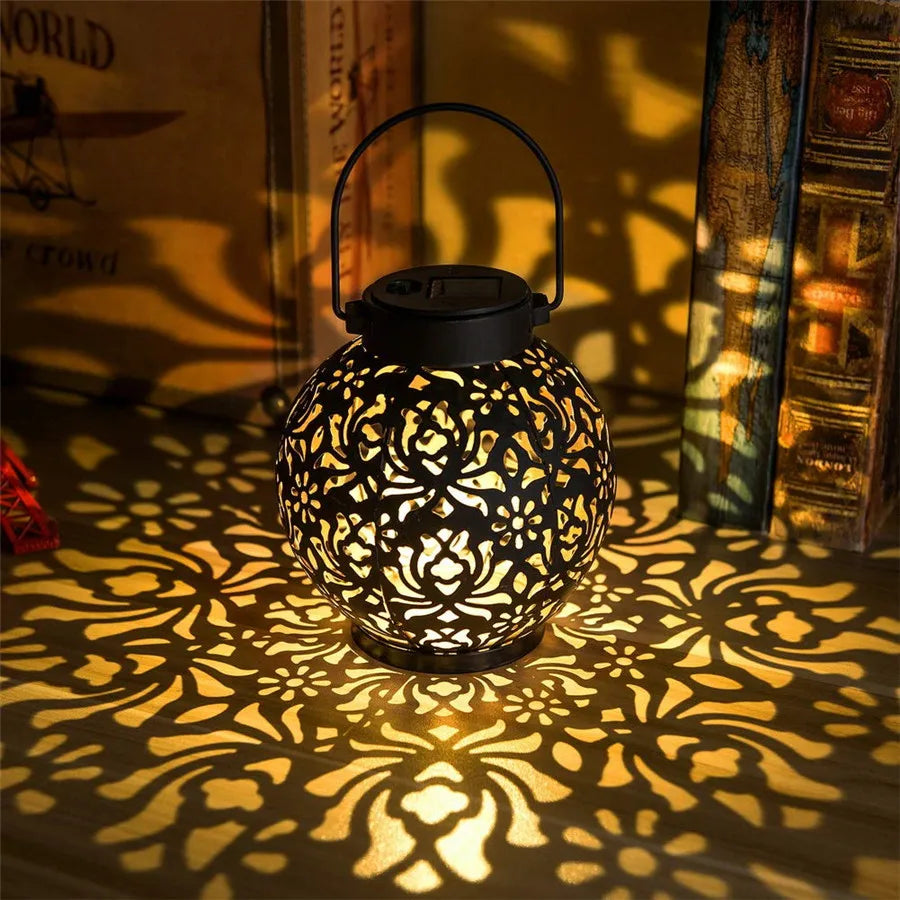 LumaFlare Solar Gartenlampe | Tropfen Design | Solar | Wetterfest | Dekorative Projektion