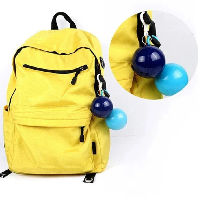 RainSafe Poncho Ball | Kompakter Regenschutz für Unterwegs | Leicht & Handlich