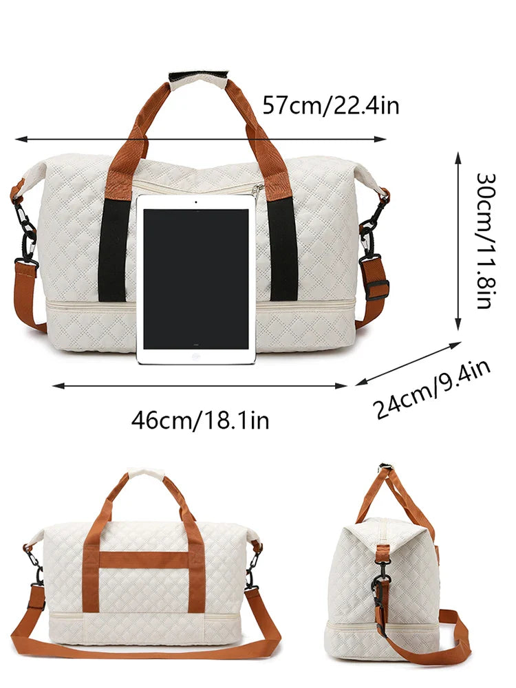 PackItPro | Reisetasche | Praktisch & Elegant | Mit Schuhfach & Verstellbarem Schultergurt
