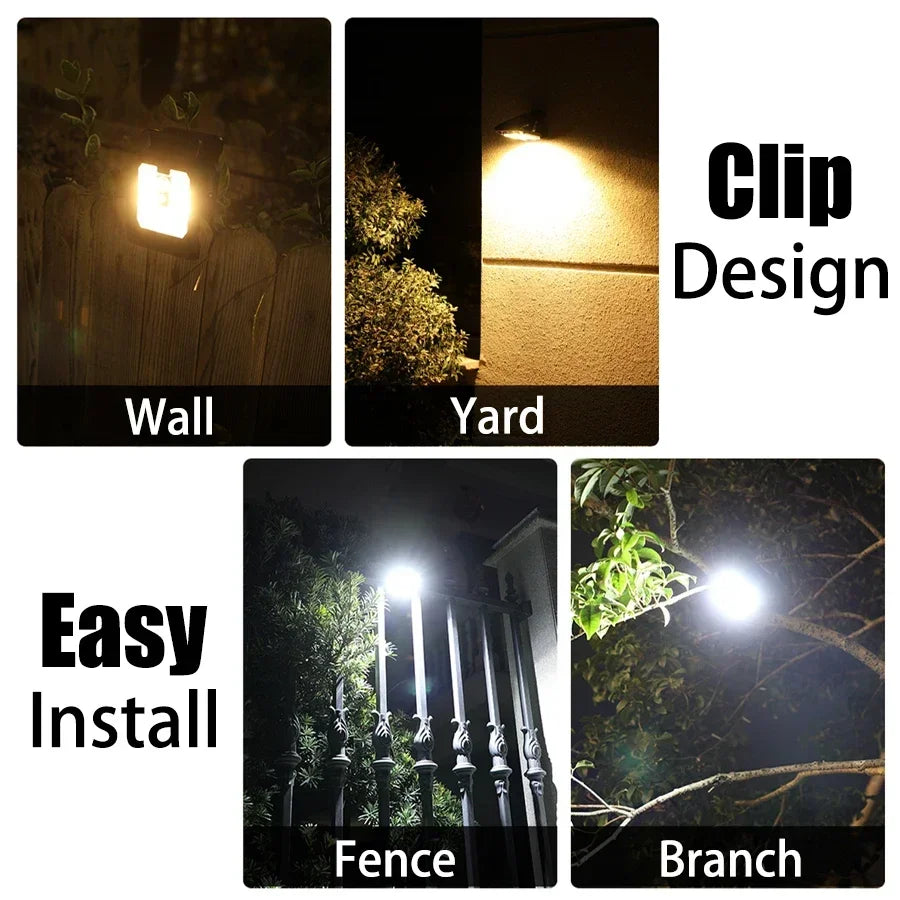 SunoLite | Solar LED Lampe | USB-C & Bewegungsmelder | Wetterfest IP65