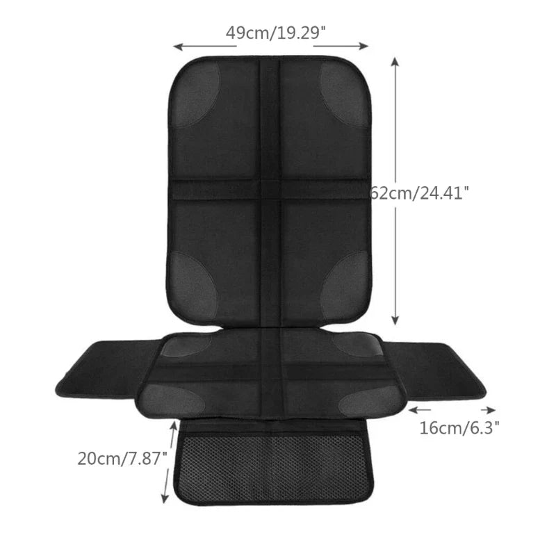 SeatShield Pro Autositzschoner | Wasserdicht & Rutschfest | Mit Taschen | Oxford-Material Schwarz