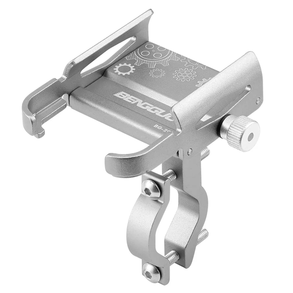 GripMaster 360 | Fahrrad-Handyhalterung | Stoßfest und Rotierbar | Aluminium