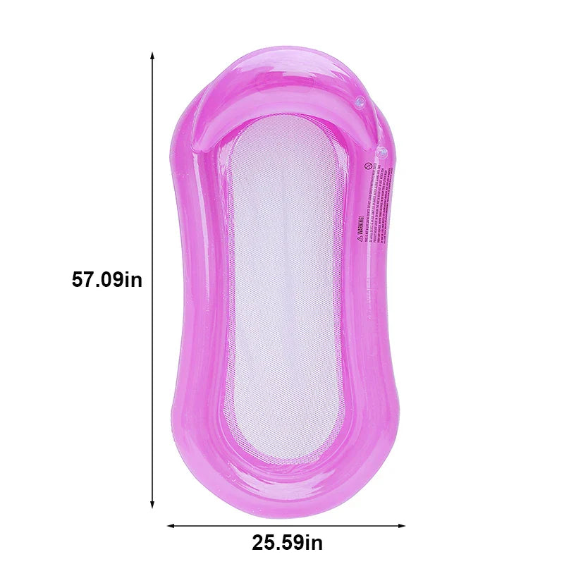 AquaFloat | Aufblasbare Schwimmliege | Ergonomisch und Komfortabel | Schnell Aufblasbar