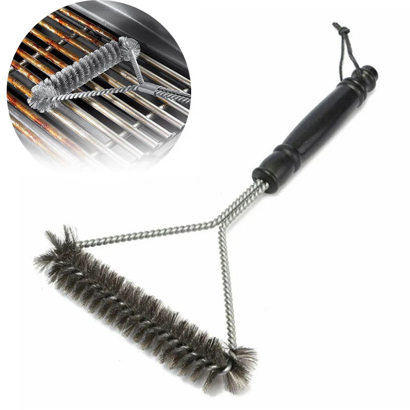 GrillPro Brush | Edelstahl Grillbürste | Hitzebeständig & Antihaft | Ergonomischer Griff