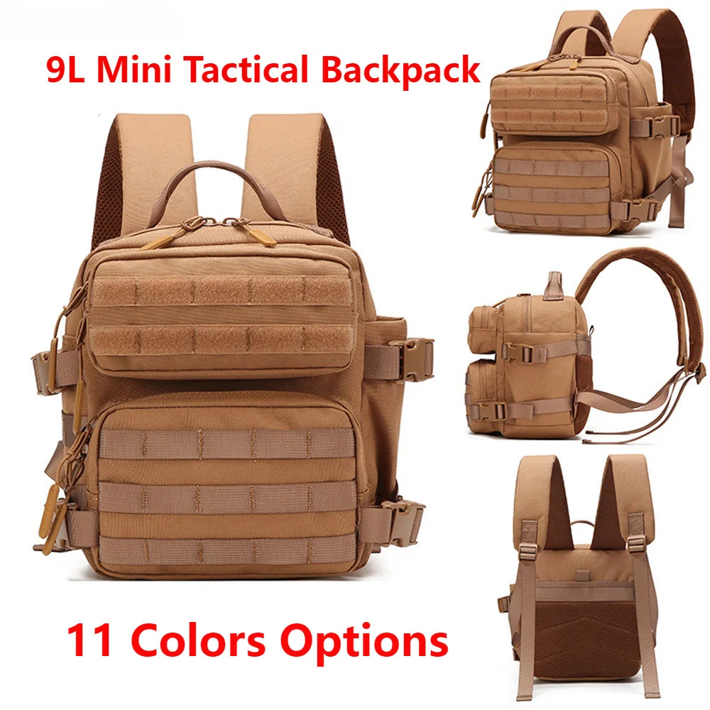 Tactivo Pro | Mini-Rucksack 9L | MOLLE-System | Wetterfest & Robust