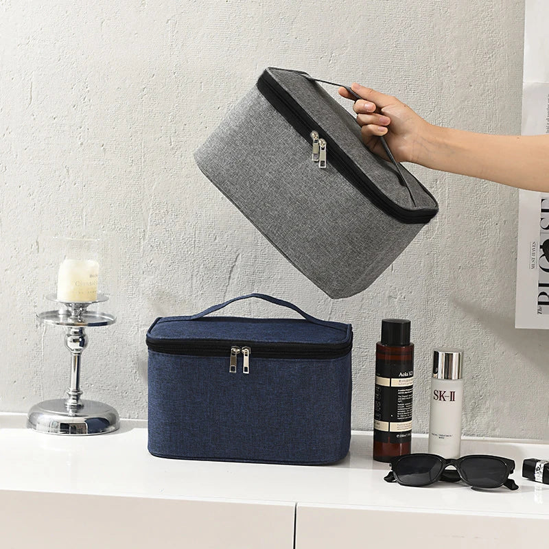 TravelMate Pro Kulturtasche | Doppelkammer-Design | Wasserabweisend & Leicht | Für Reisen & Alltag