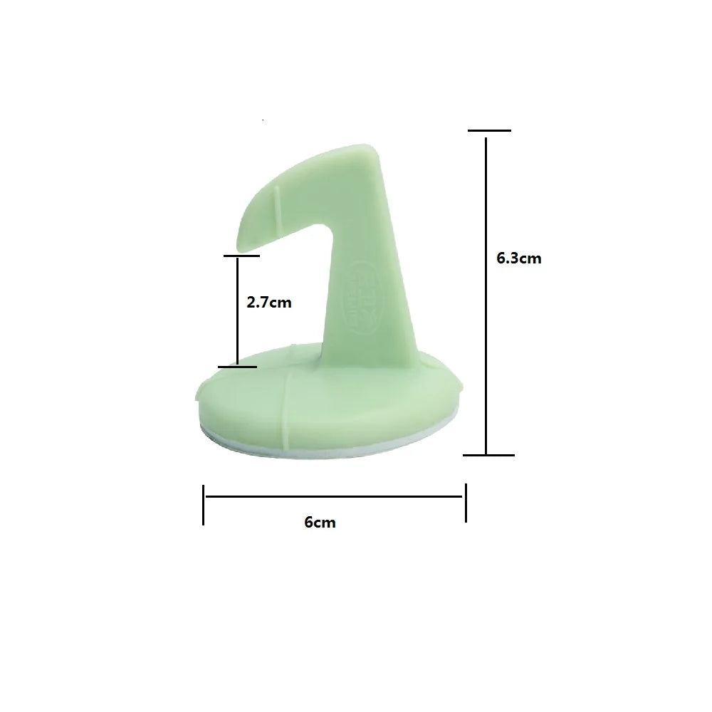 QuietGuard Türstopper | Geräuschdämpfend & Stoßabsorbierend | Mit Haken für Mehr Ordnung