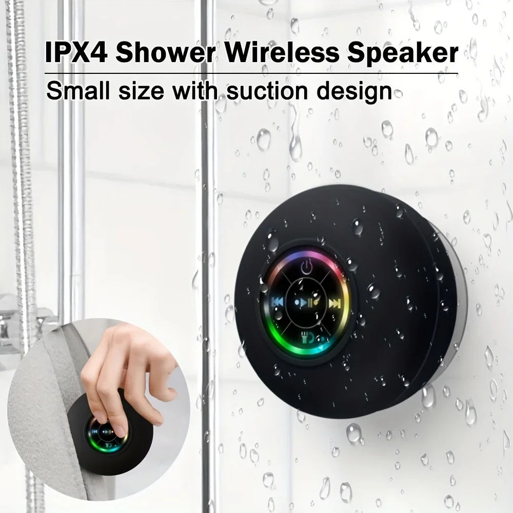 Soundplash Duschlautsprecher | Wasserdicht & Kabellos | Mit Saugnapf & Bluetooth 5.0