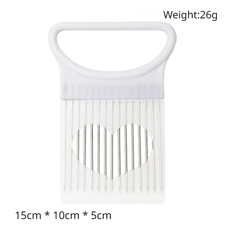 CutEase | Zwiebelhalter | Rostfreier Edelstahl | Ergonomischer Griff