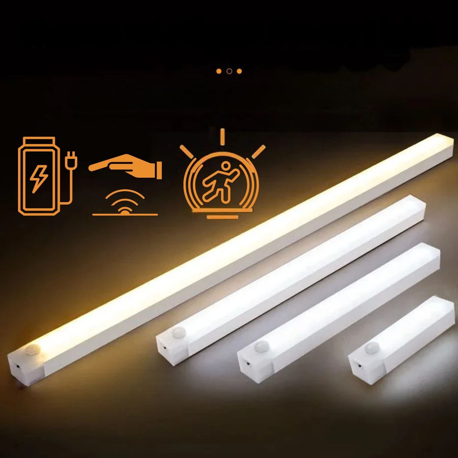 Novera Motion Light | Bewegungsmelder & USB-Akku | Magnetisch & Blendfrei | Warmweiß LED