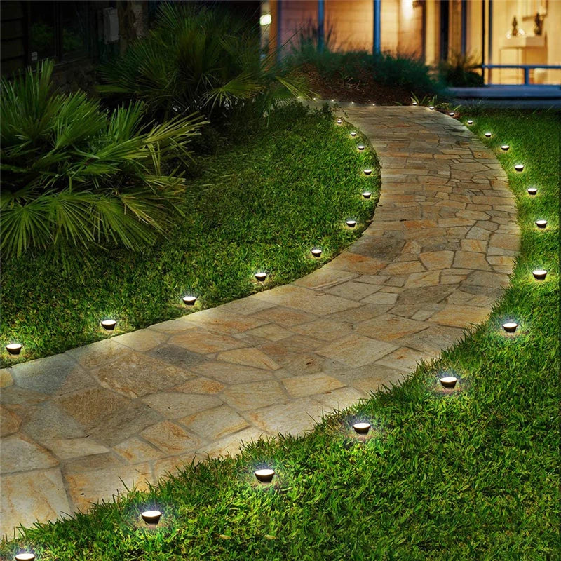 LumiGlow | Solar LED Erdspießleuchte | RGB Farbwechsel | 10er Set für Garten & Terrasse
