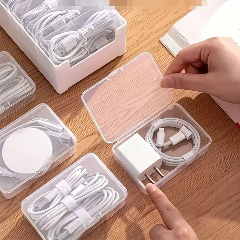 CablePro | Kabel- & Ladegeräte-Organizer Set | Praktisch & Robust | Für Büro & Zuhause
