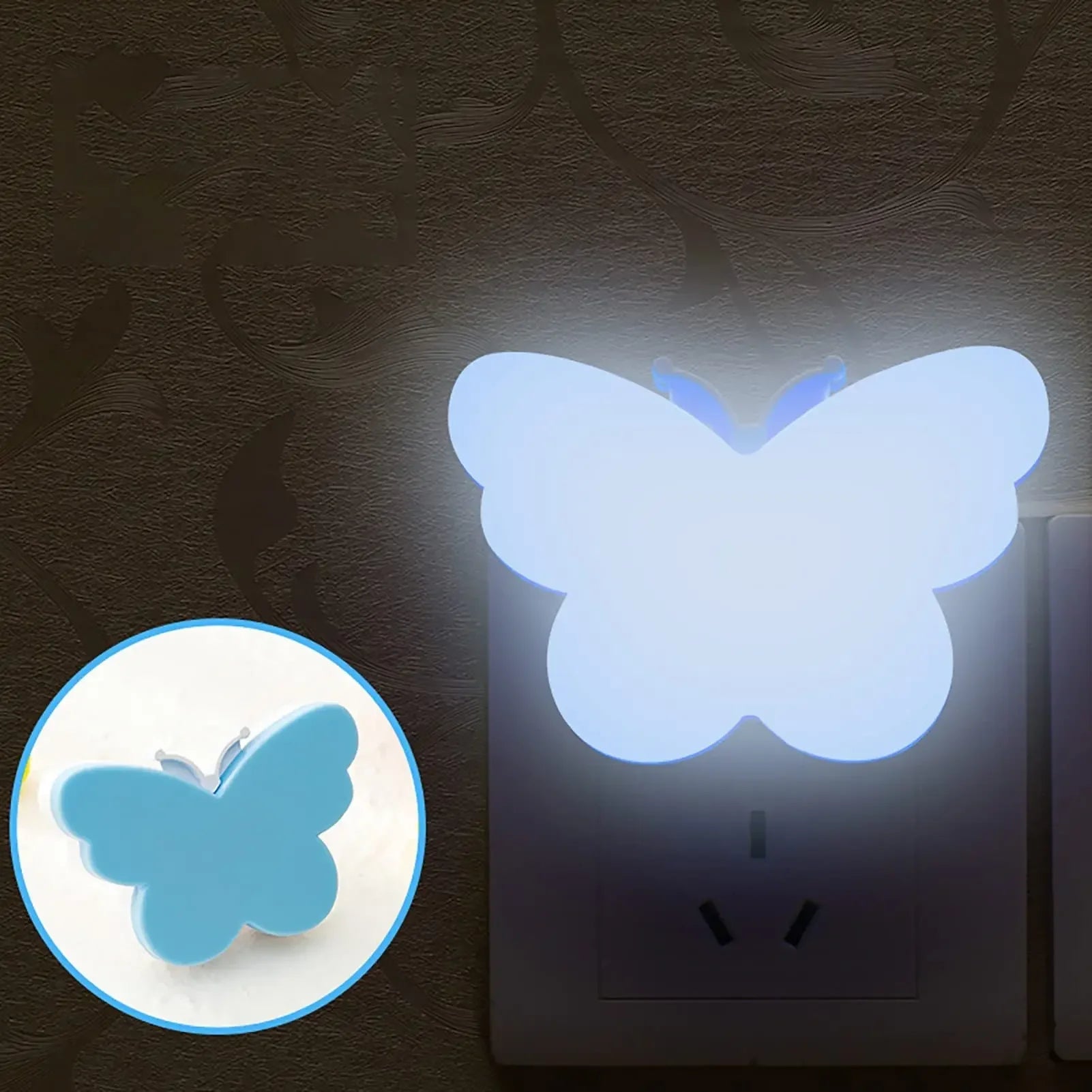 GlowEase LED Nachtlicht | Automatischer Lichtsensor | Warmweißes Wohlfühllicht