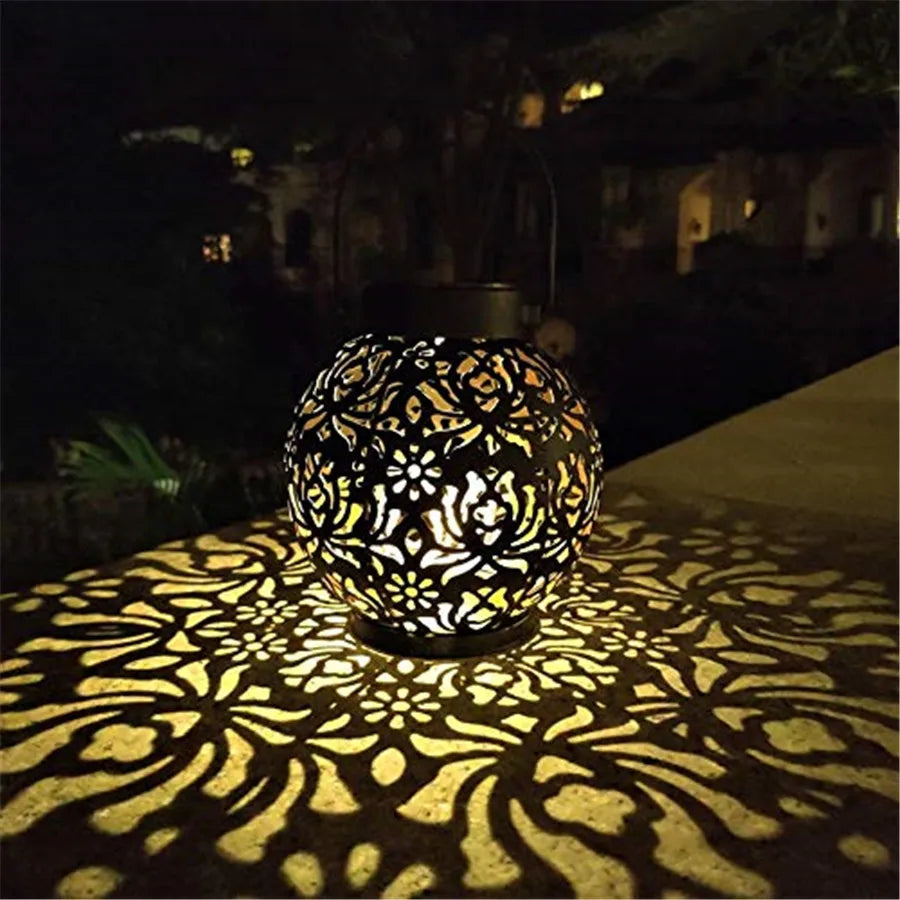 LumaFlare Solar Gartenlampe | Tropfen Design | Solar | Wetterfest | Dekorative Projektion