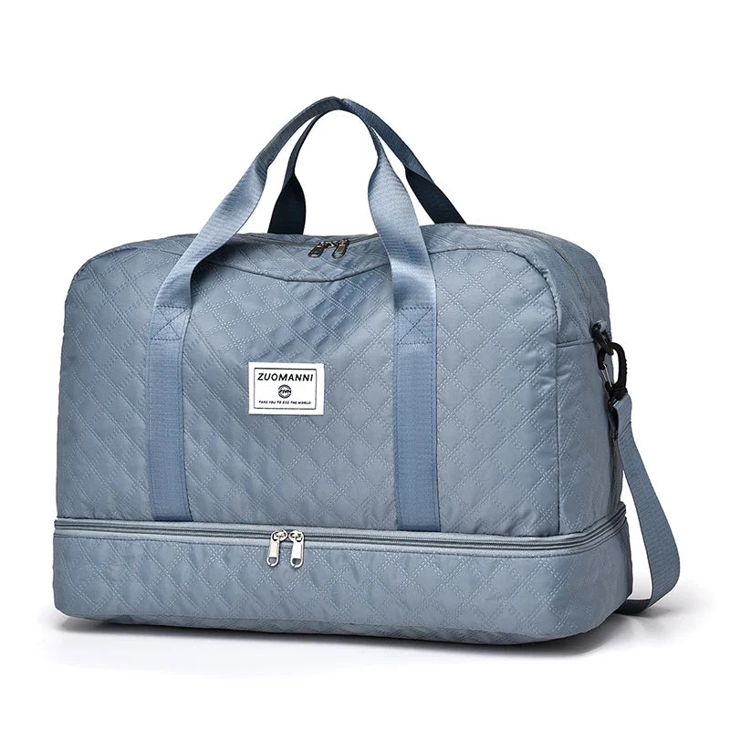 TravelMate | Flexbag | Viel Stauraum & Praktische Aufteilung | Nassfach & Schuhfach Getrennt | Flugtauglich