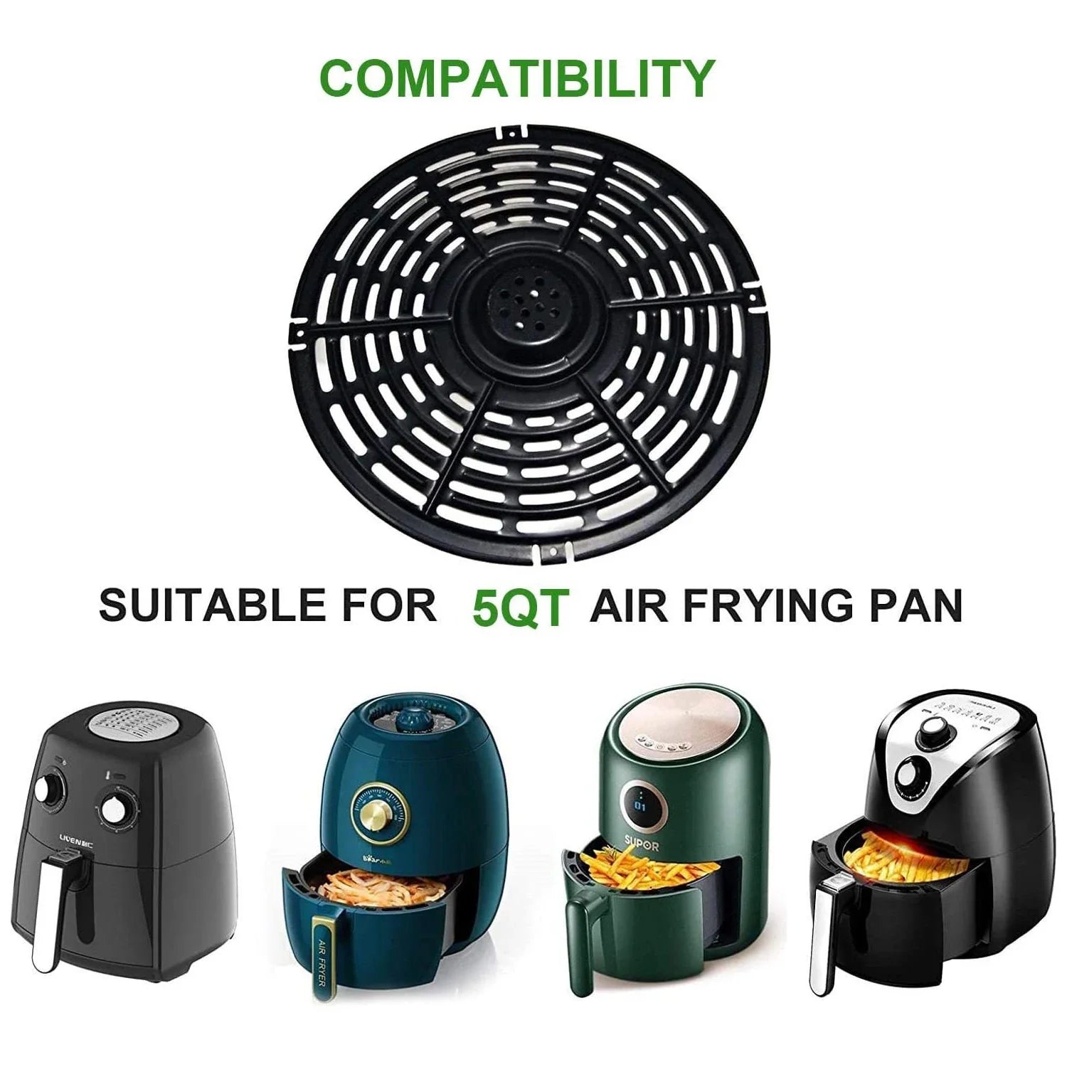 AirGrillPro | Ersatz Grillpfanne | Antihaft & Spülmaschinenfest | Für Airfryer Modelle