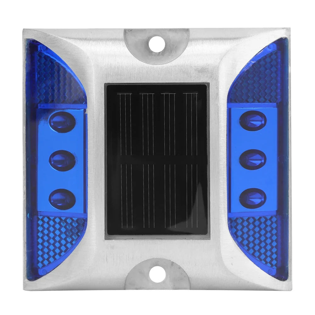 Solavix Solar-Bodenleuchte | Sichtbarkeit bis 1000 m | Wetterfest & Stromfrei | Für Einfahrt & Weg