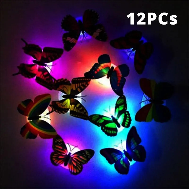 Glowfairy LED Schmetterlinge | 12er Set | Leuchtend & 3D | Für Wand & Kinderzimmer