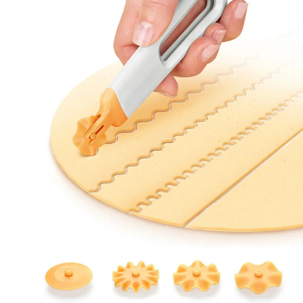 BakePro Teigschneider Roller | Gleichmäßige Teigportionen | Für Pizza, Plätzchen & Pies | Robust & Spülmaschinenfest