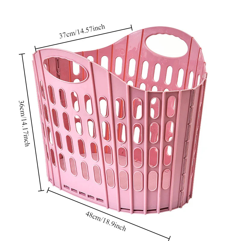 FlexiBasket Wäschekorb | Faltbar & Platzsparend | Robustes PP-Material | In 4 Farben