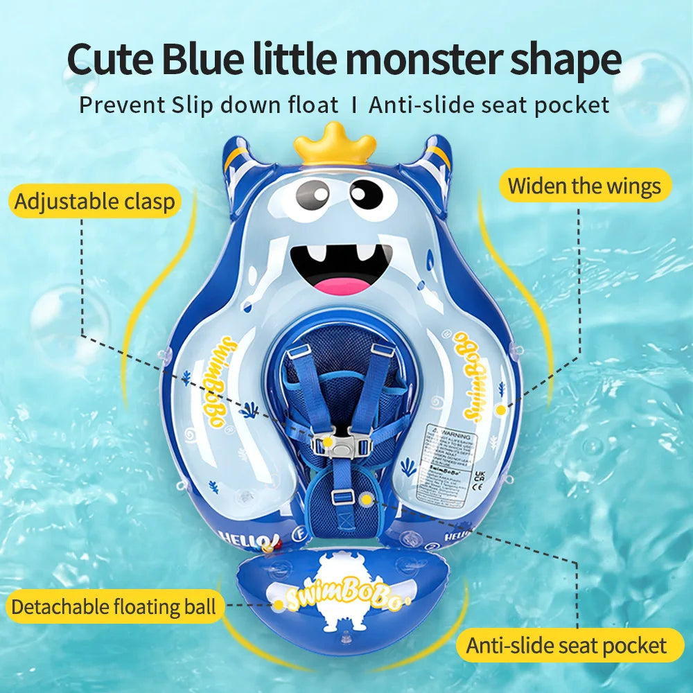 Swimilo Babyschwimmring | Sicher & Aufblasbar | Für 6–36 Monate | Für Pool & Badewanne