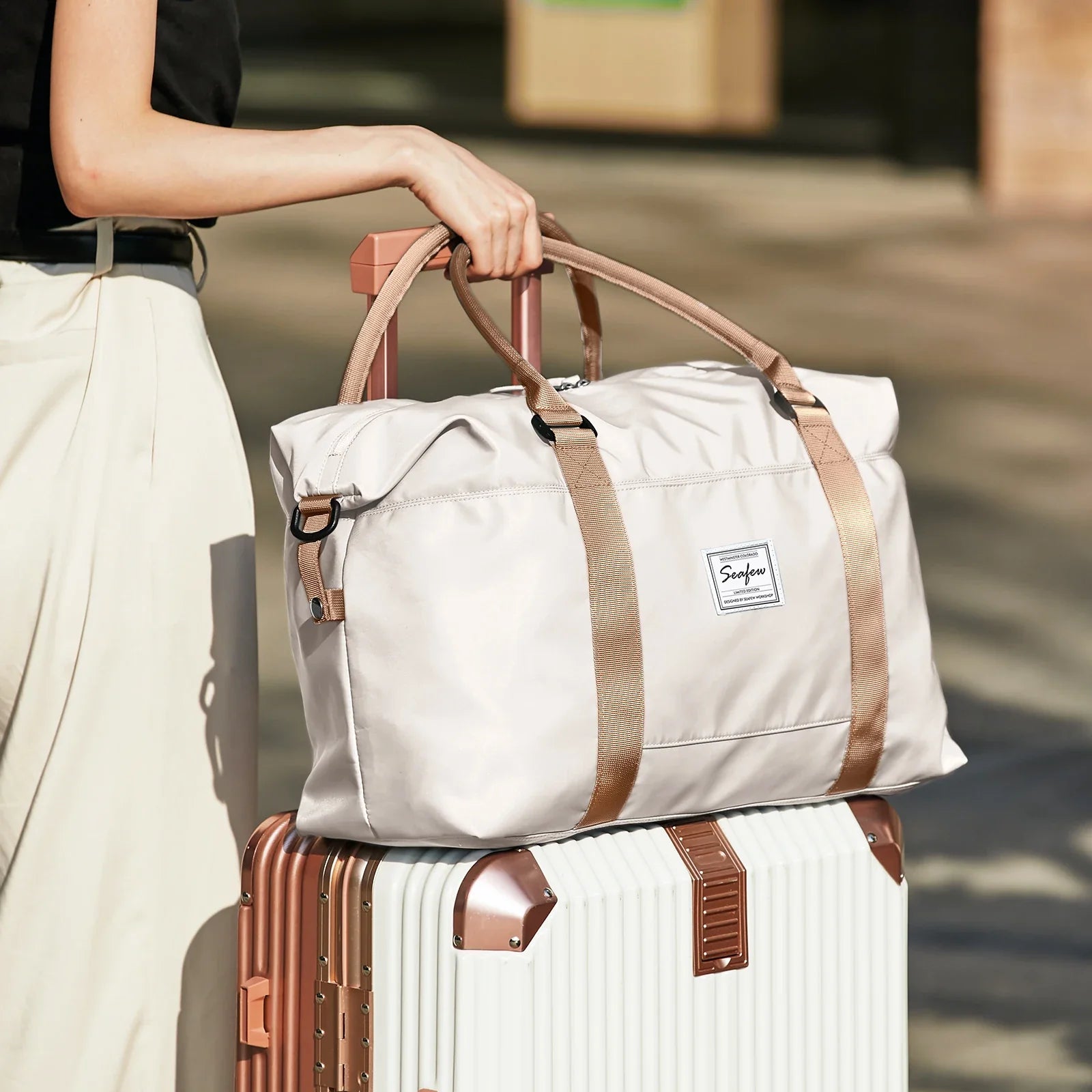 FlyEase Handgepäck Reisetasche | Kompakt & Flexibel | 20L Stauraum