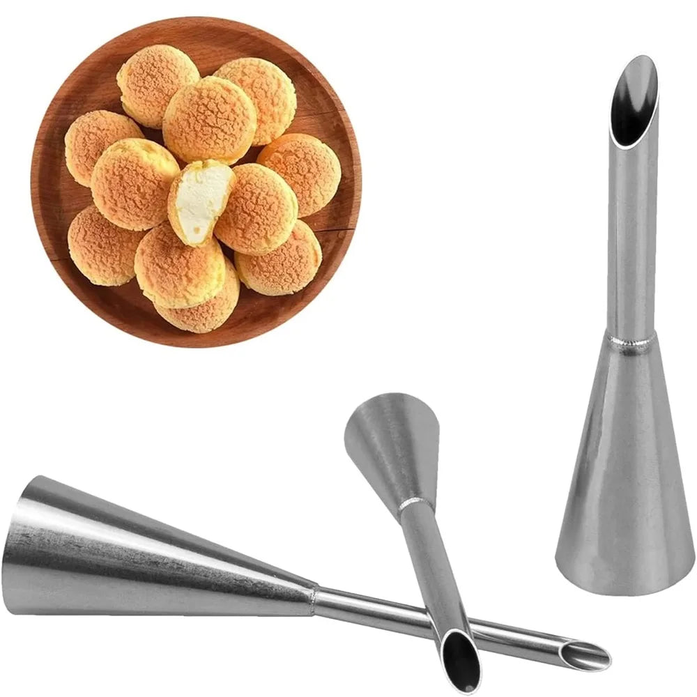 PâtisserieMaster Spritztüllen-Set | 3-teilig | Präzision & Ergonomie für Backliebhaber