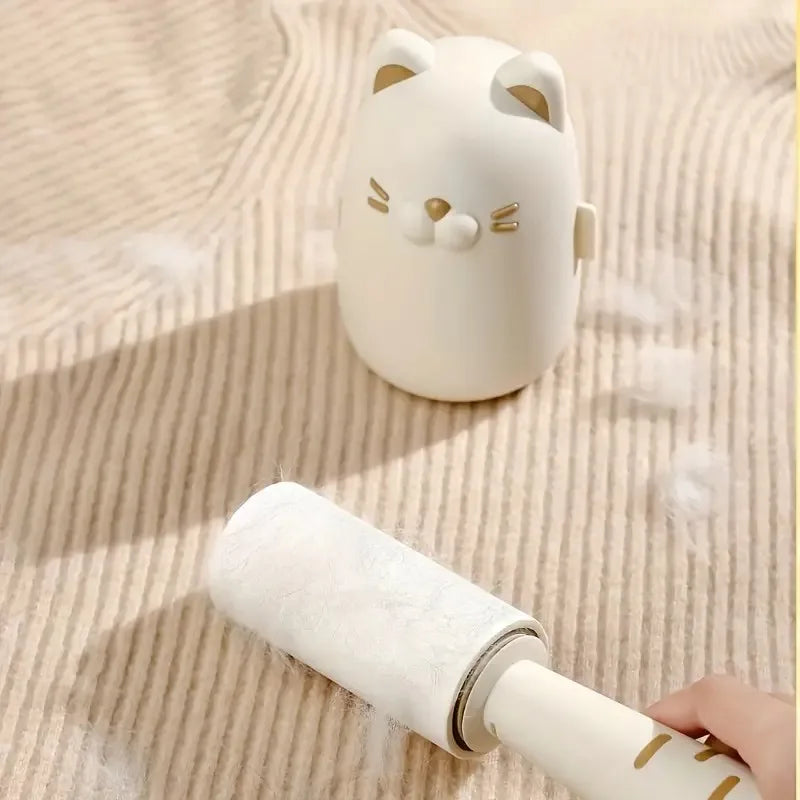 LintKitty | Fusselroller im Katzen-Design | Kompakt, Hygienisch & Effektiv | Für Kleidung, Möbel & Unterwegs