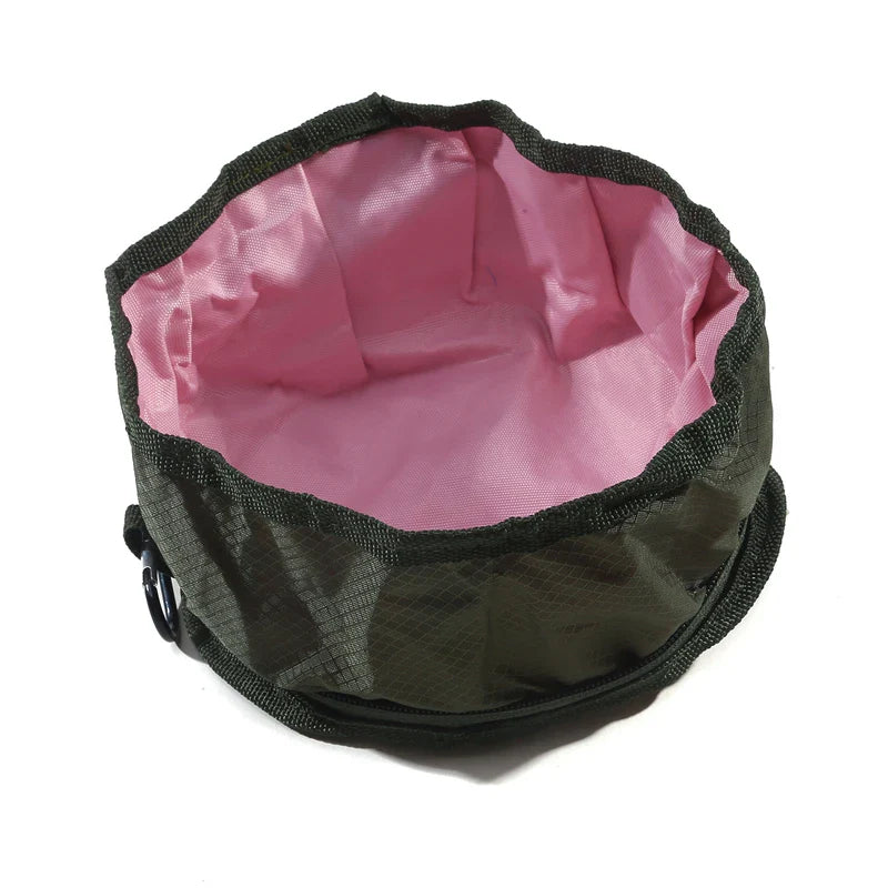 PawVoyage | Faltbarer Outdoor-Reisenapf für Hunde & Katzen | Wasserdicht, leicht & kompakt | Perfekt für Spaziergänge, Wanderungen & Reisen