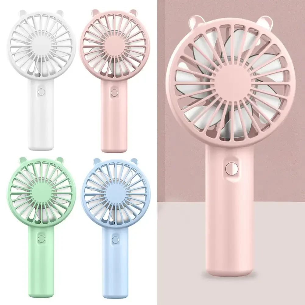 Coolivo Mini Fan | Tragbarer Handventilator | 3 Stufen | USB-Aufladung & Leise