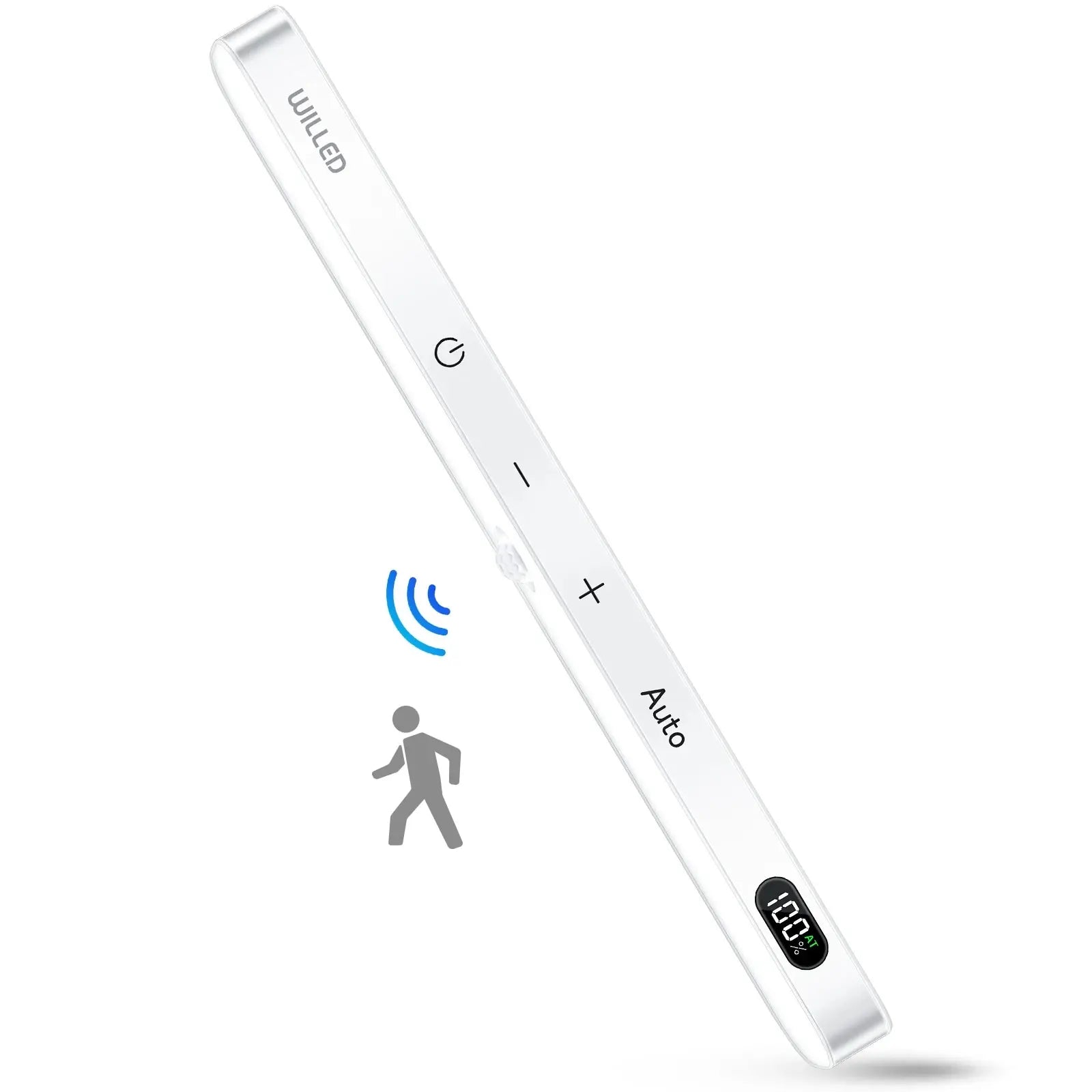 Viseno LED Lichtleiste | Sensor & Akkuanzeige | Touchdimmung & USB-C | Magnetisch 24 cm