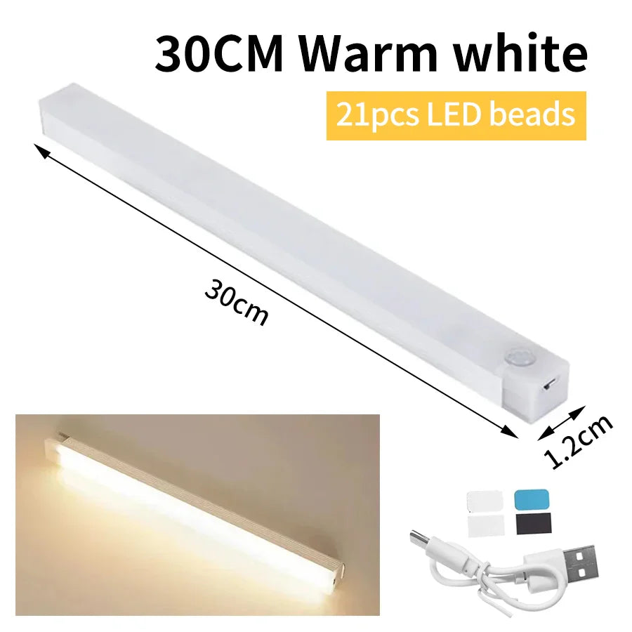 Novera Motion Light | Bewegungsmelder & USB-Akku | Magnetisch & Blendfrei | Warmweiß LED