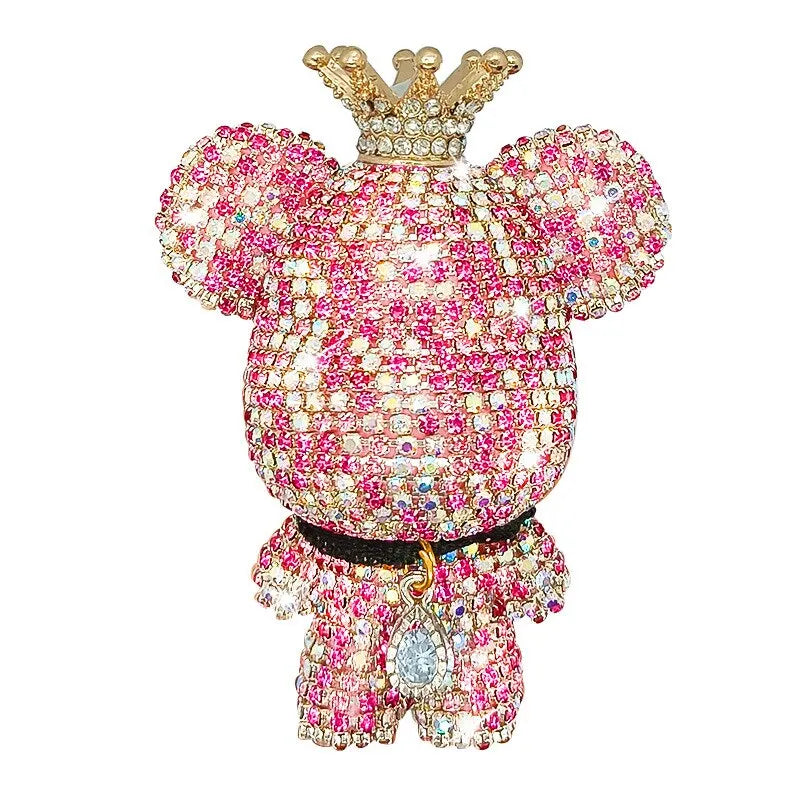 AromaBear Duftclip | Bären-Design mit Krone | Luftreinigung & Dekoration | Duftfrei