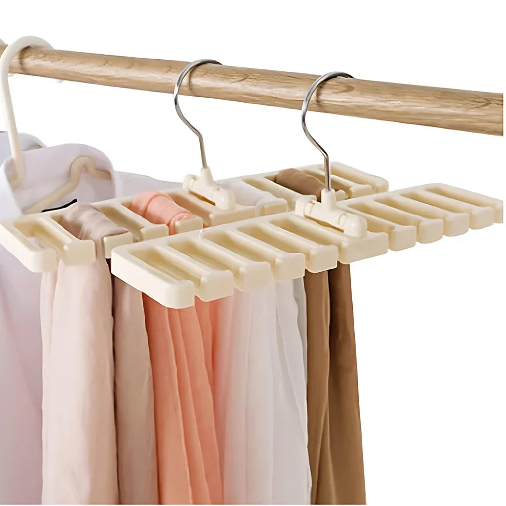 Stylao Gürtel- & Schal-Organizer | Drehbar & Platzsparend | Multifunktional für Accessoires