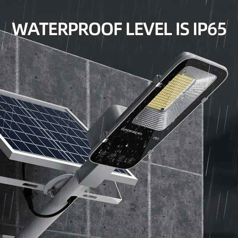 SolarMaxx LED-Straßenleuchte | 300W Leistung | Automatische Dämmerungserkennung | Wetterfest