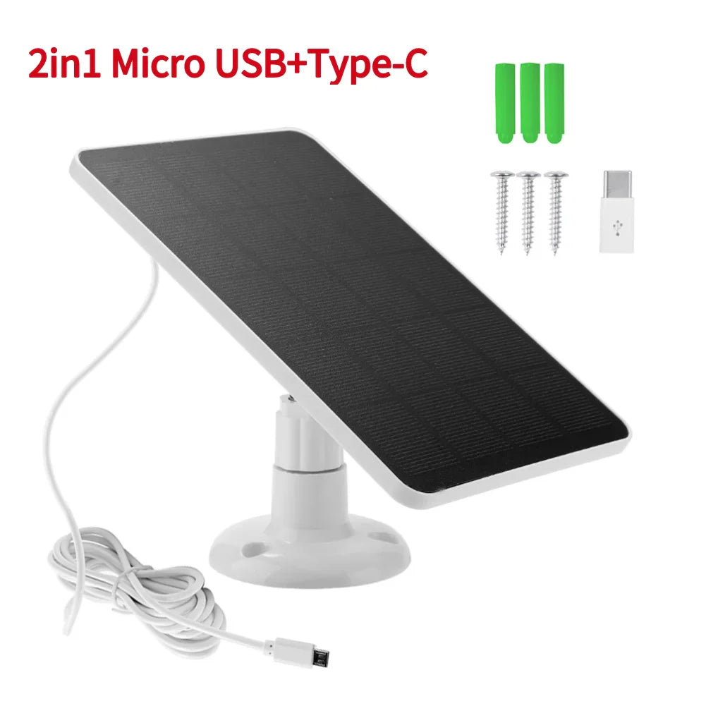 Voltaro Solarpanel 10W | Micro-USB | IPX6 Wetterfest | Für Kamera & Lichtsysteme