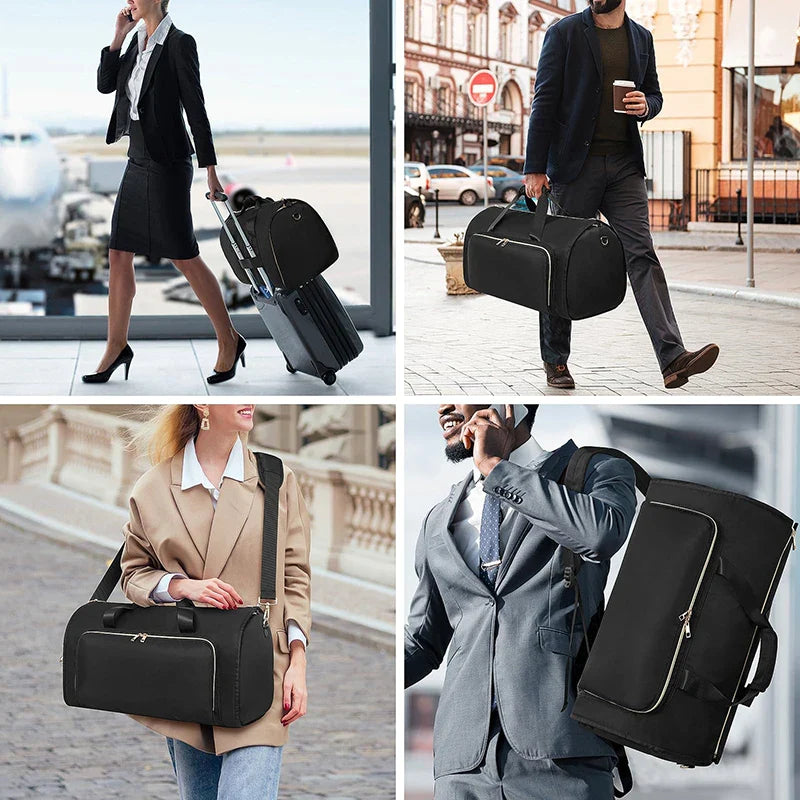 Glissaro TravelPro | 3-in-1 Reisetasche | Kleidersack & Rucksack | 53 L