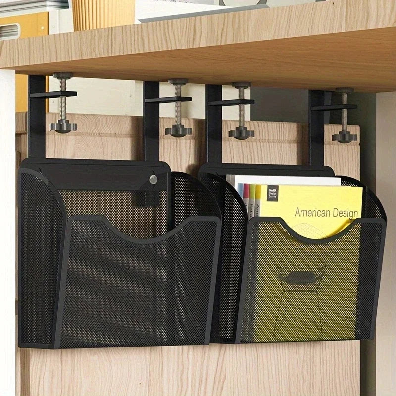Deskloft ClipDrawer | Klemmbare Schreibtisch-Schublade | Kein Bohren | Metall Schwarz/Weiß