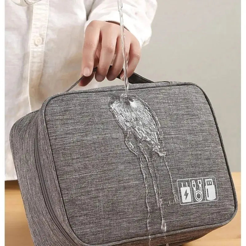 TascaFlex Organizer | Reise-Kabeltasche & Gadget-Case | Wasserabweisend & Vielseitig | Oxford-Gewebe