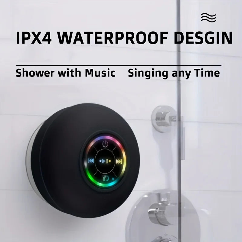 Soundplash Duschlautsprecher | Wasserdicht & Kabellos | Mit Saugnapf & Bluetooth 5.0