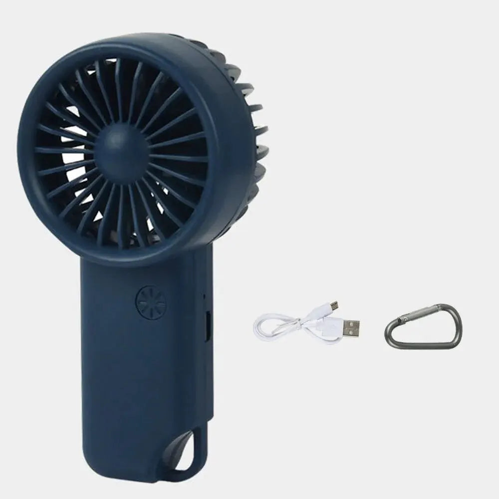 Brisola Mini-Handventilator | Kompakt & Leise | USB-Aufladung & 3 Geschwindigkeitsstufen