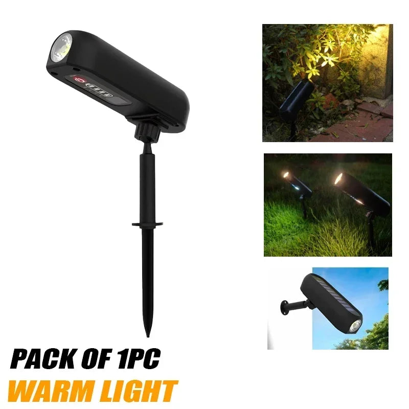LumoGlow | LED Solarstrahler | 2-in-1 Lichtmodus | IP65 Wasserdicht