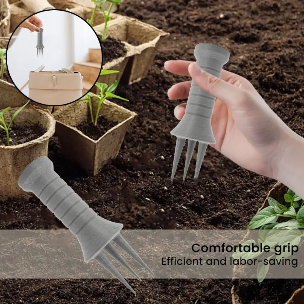 Aerogreen Bodenlüfter | Handlich & Ergonomisch | Für Rasen, Beete & Unkrautlockerung | 14,7×5 cm