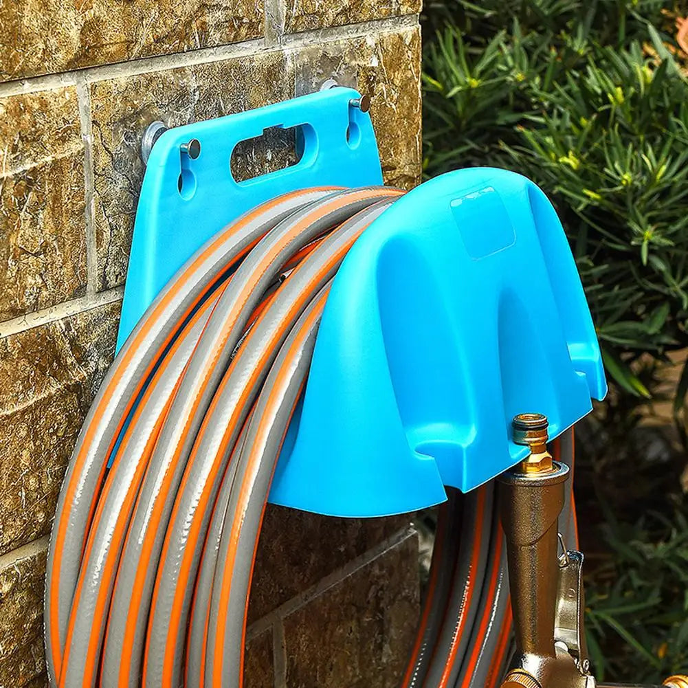 GartoFix Wandschlauchhalter | Wetterfest & Platzsparend | Für Garten & Terrasse | 22x14 cm