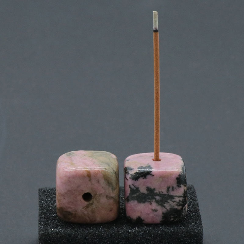 StoneAura Incense Holder | Edler Räucherstäbchenhalter aus Naturstein | Heilige Energie für dein Zuhause
