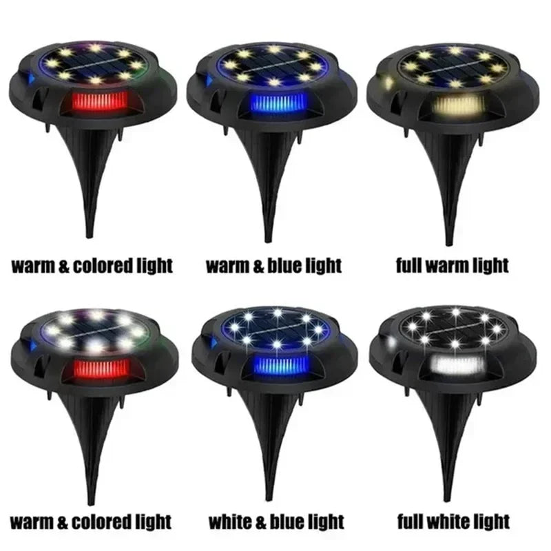 GlowPath SolarLight | 12 LEDs | Automatischer Lichtsensor | Wetterfest & Robust